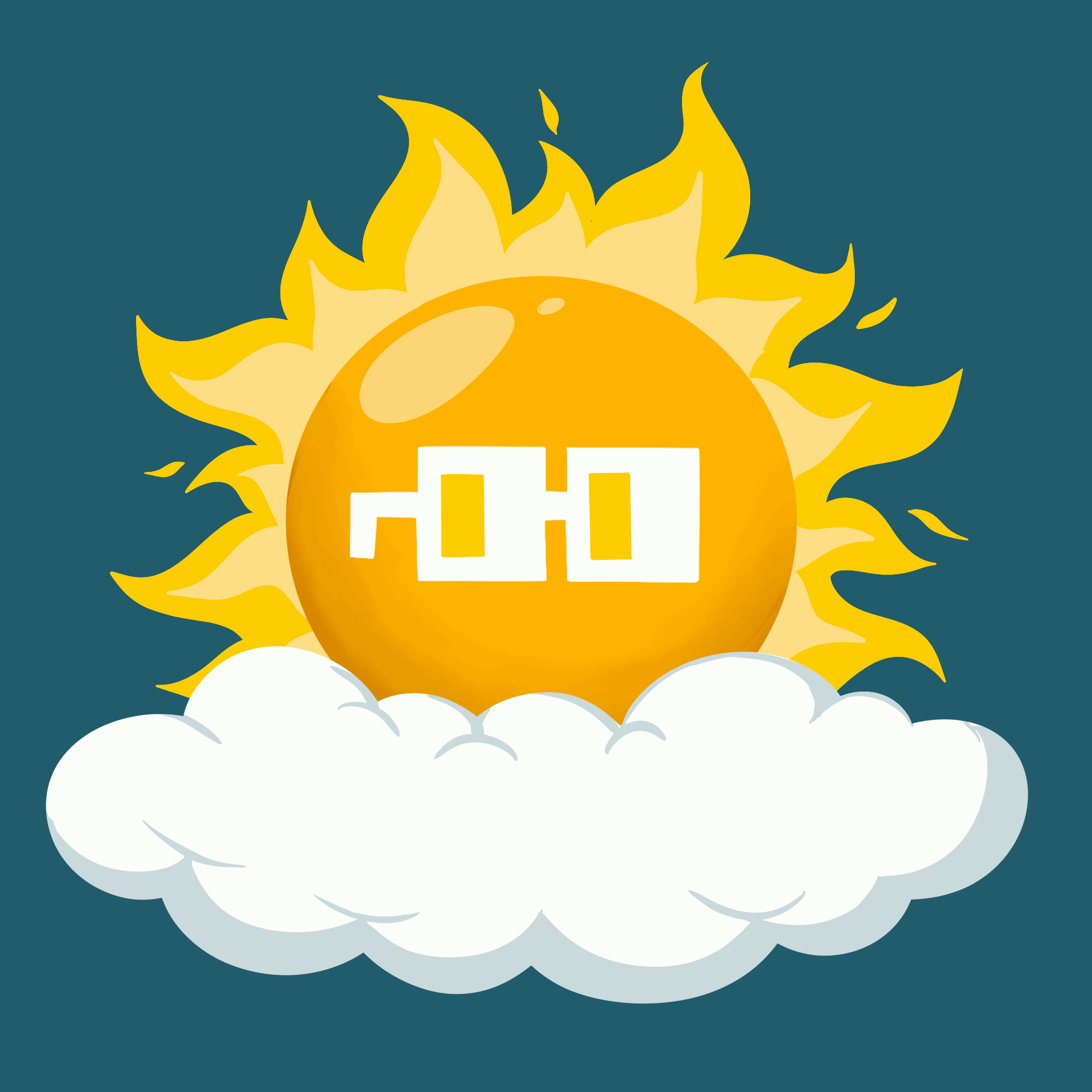 art-Yellow Sun Collectooor