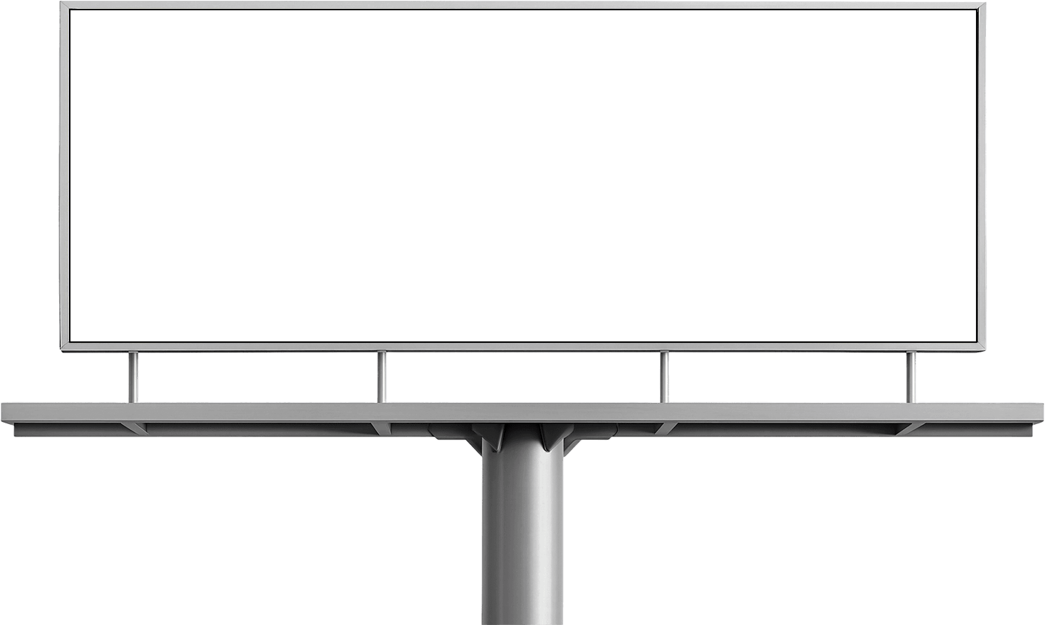 art-Minimalist Silver Billboard