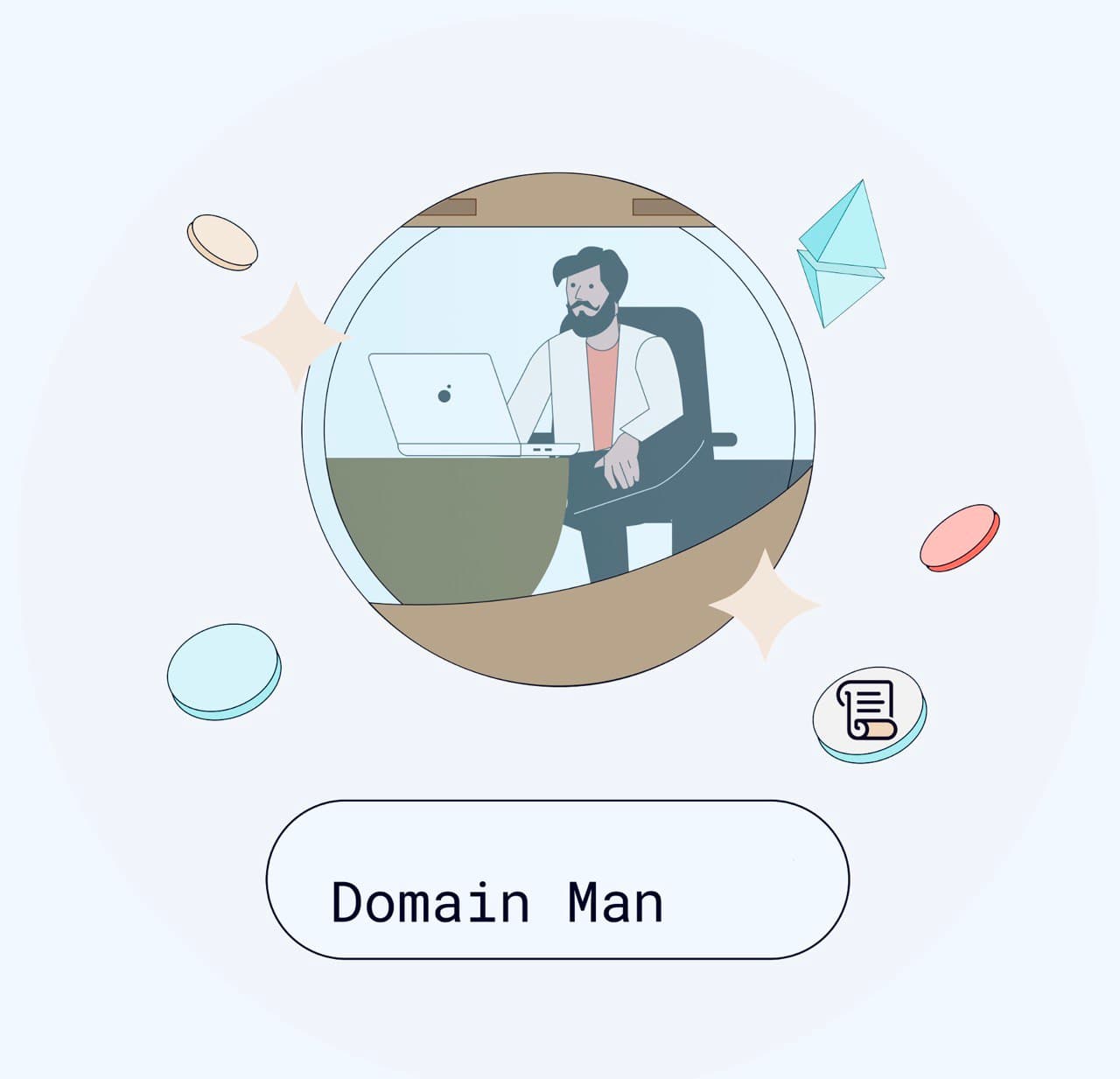 art-Domain man