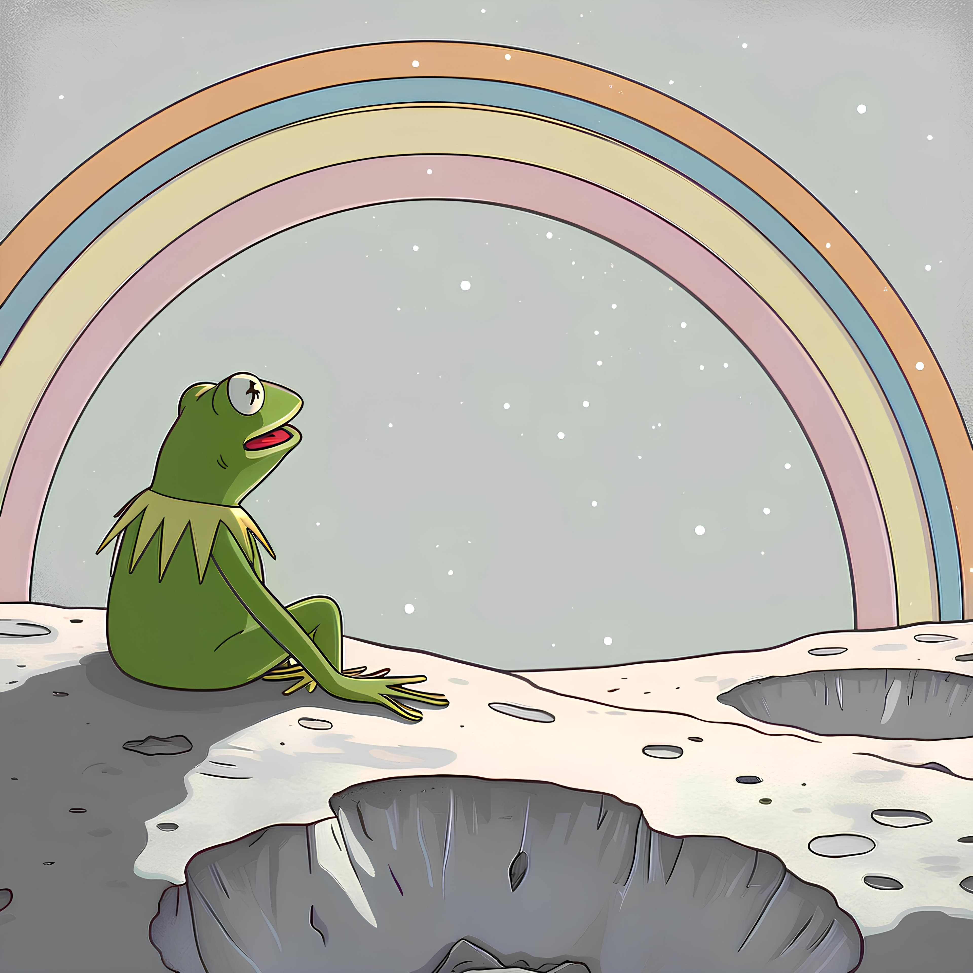 art-Rainbow Kermit