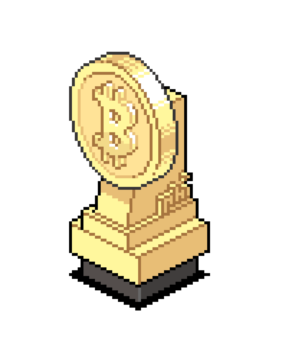 art-Bitcoin Chess Piece
