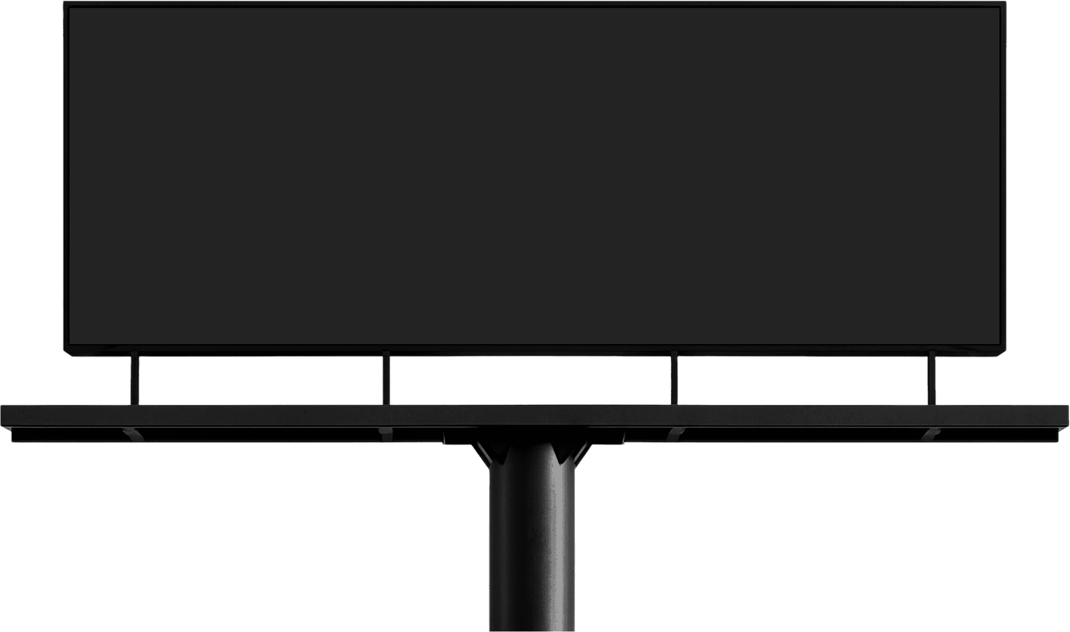 art-Sleek Black Billboard