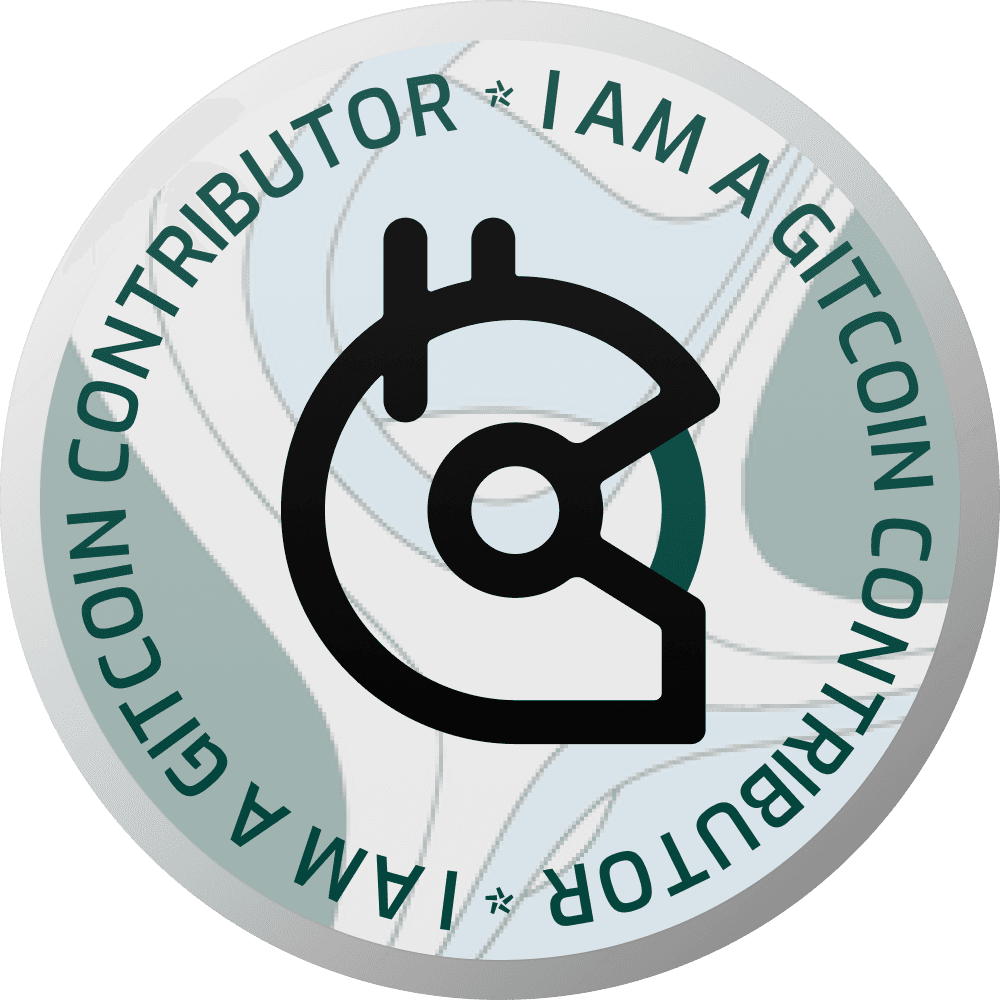 art-Gitcoin Contributor Pin