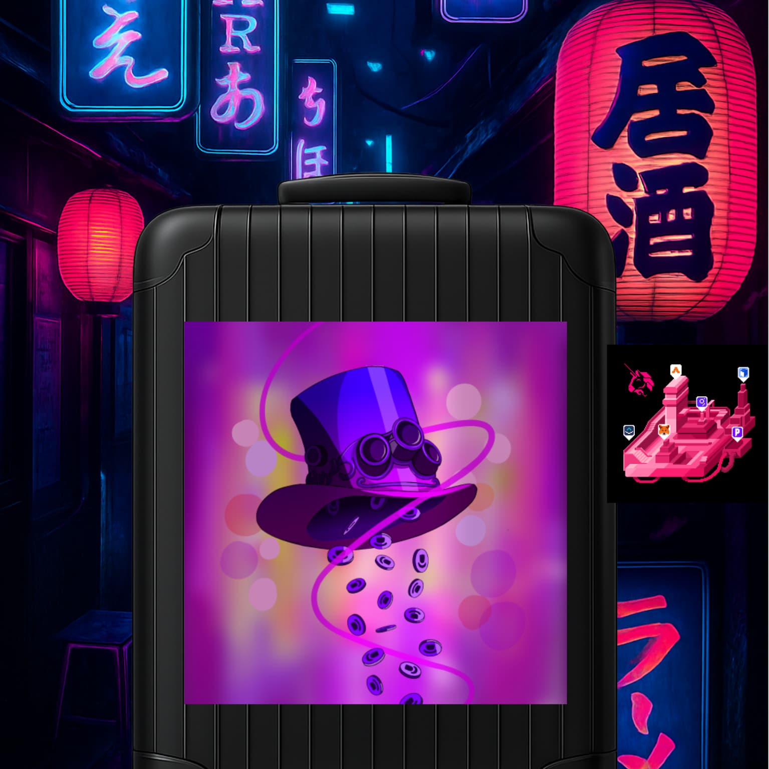 magician's luggage