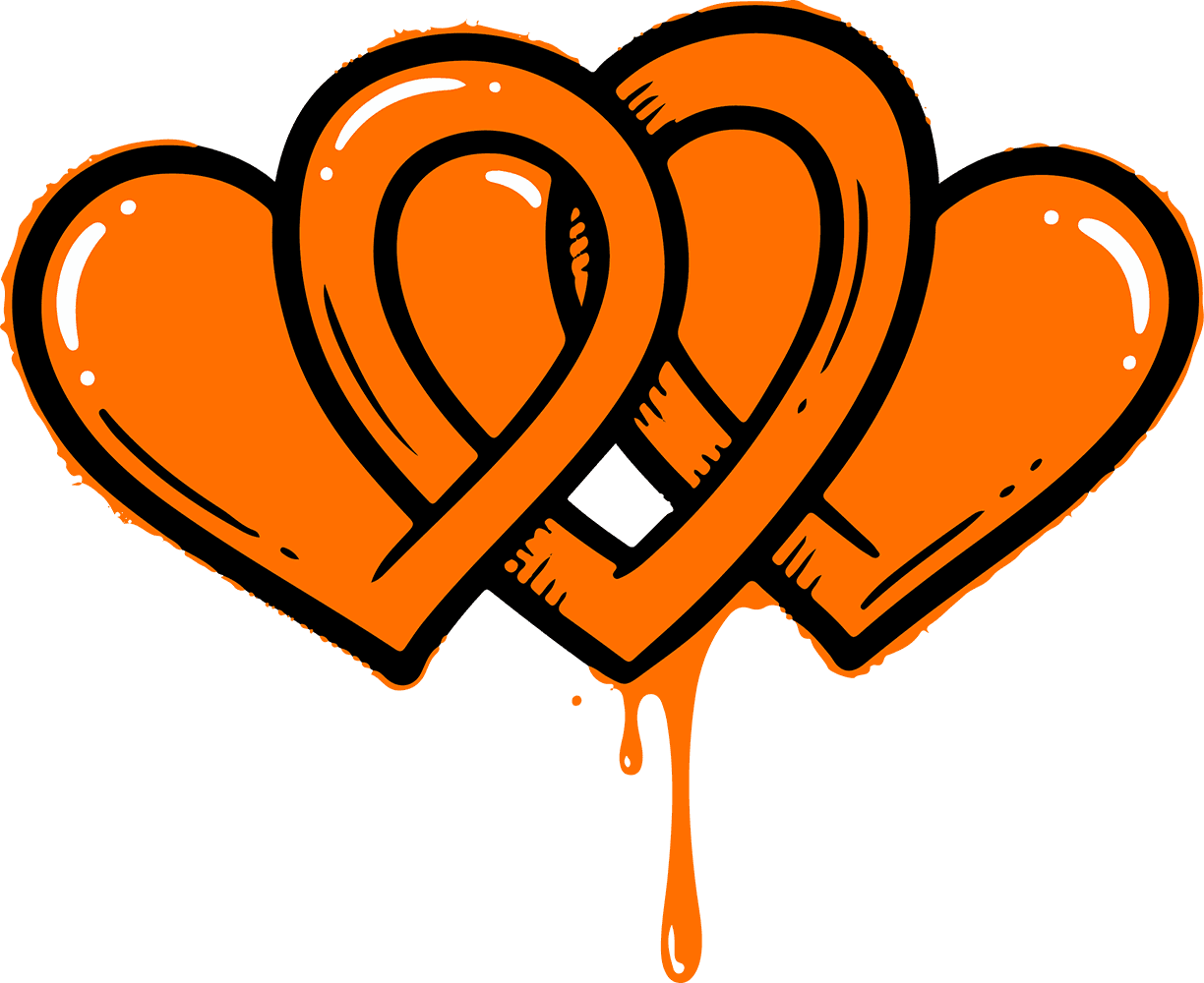 art-Hearts 🟧 Graffiti Sticker #1