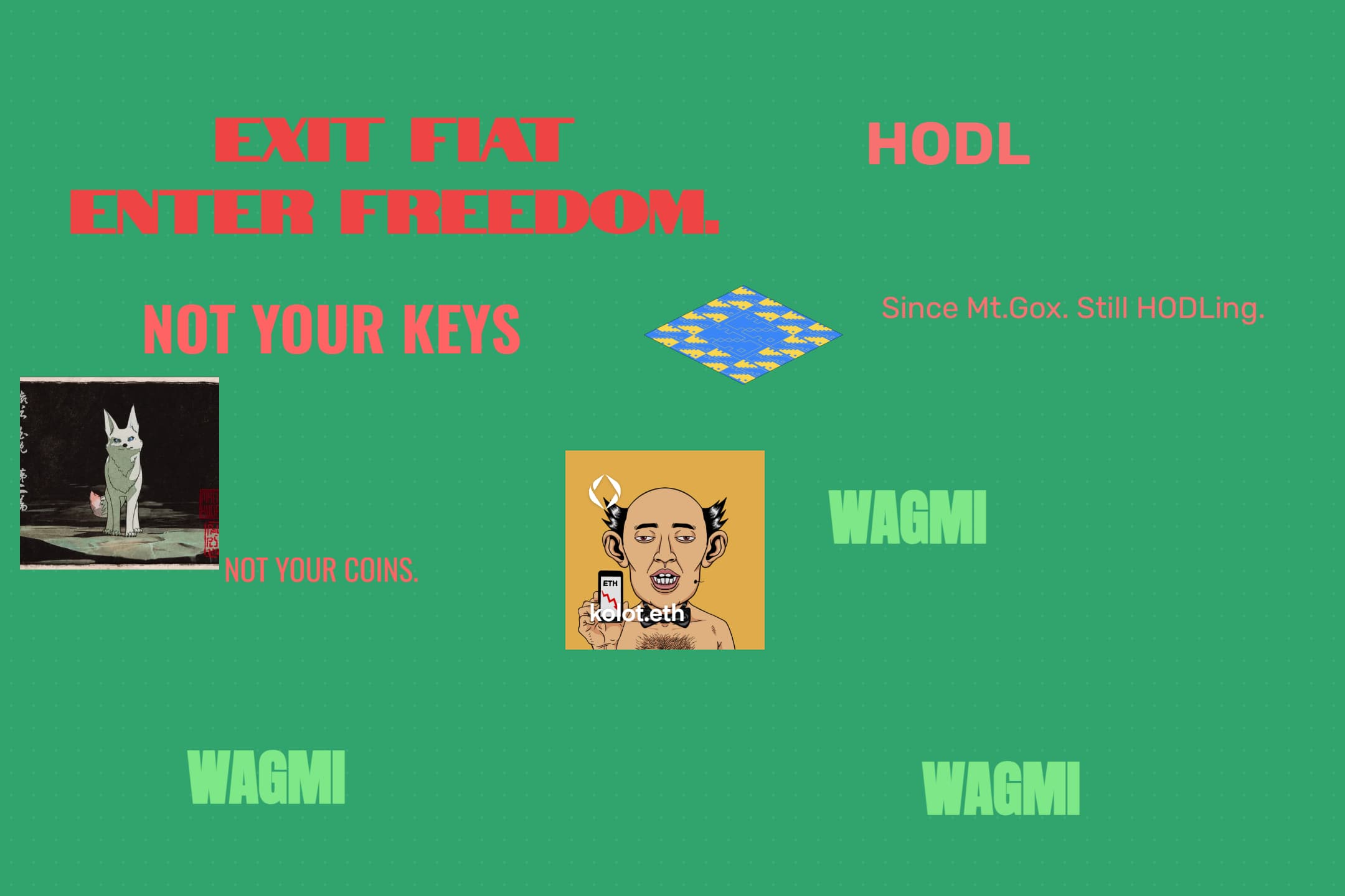 not yours keys not your coin