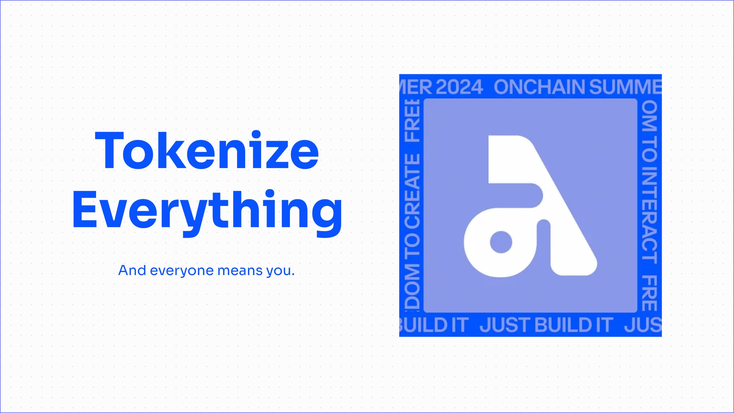 Tokenaize everything