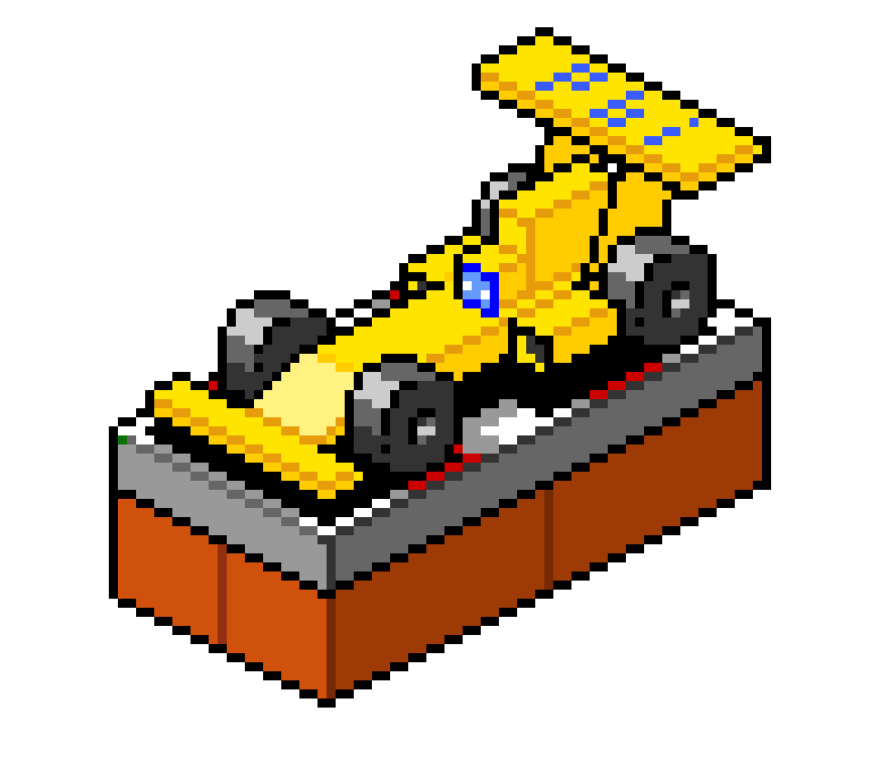 art-Wall Motif Car Yellow NES