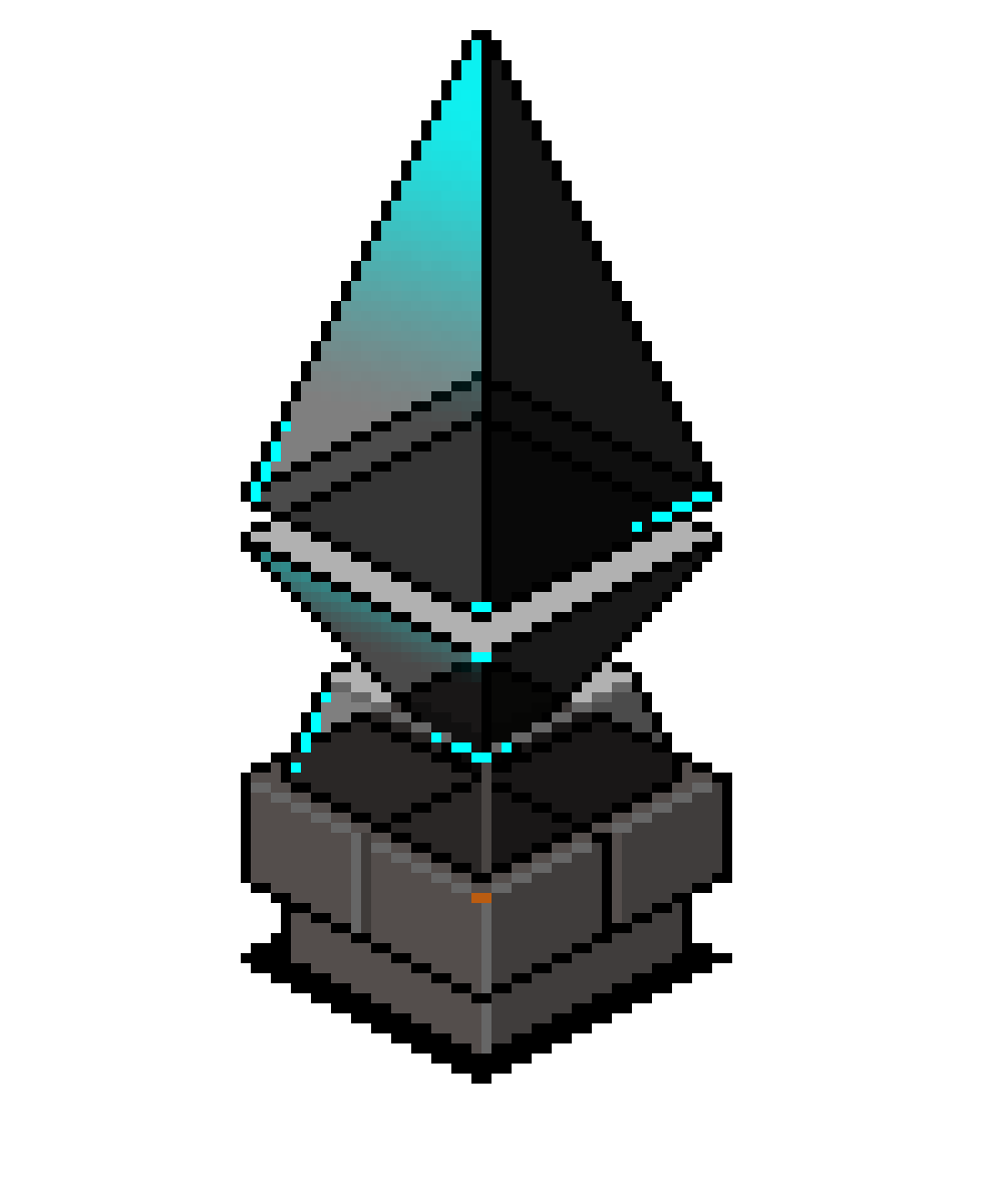 art-Chess Dungeon Ethereum Glass