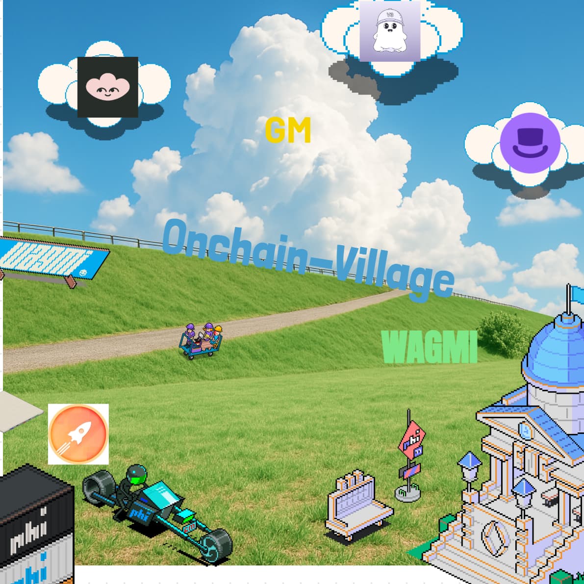 Relax and wait for moon