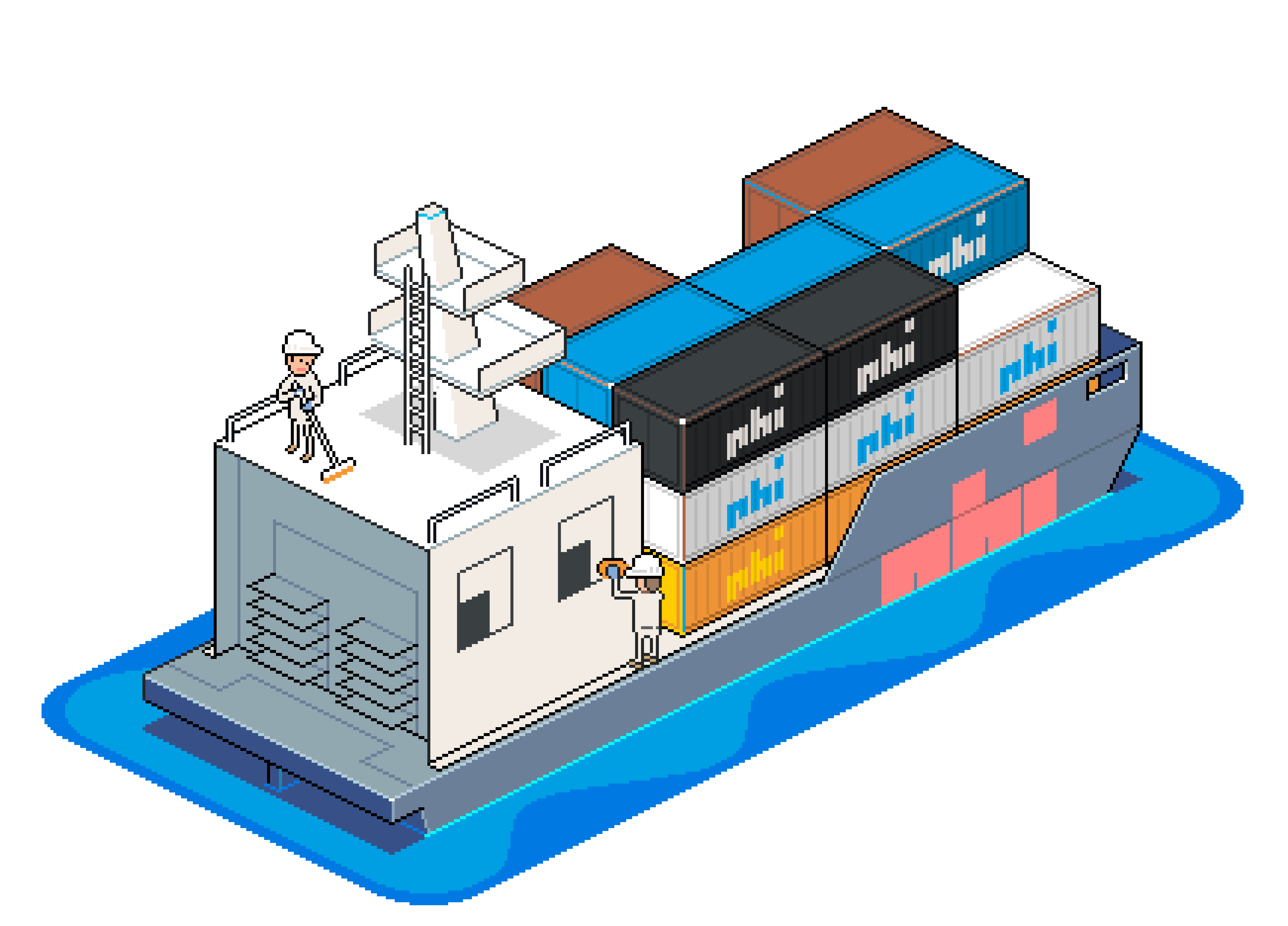 art-Vehicle Ship Container