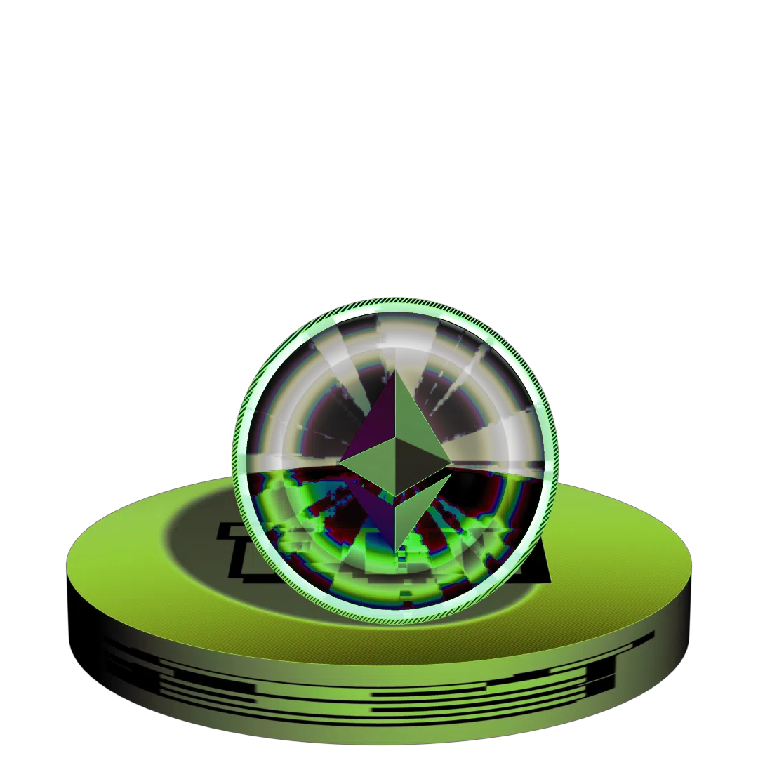 art-Emerald ETH coin