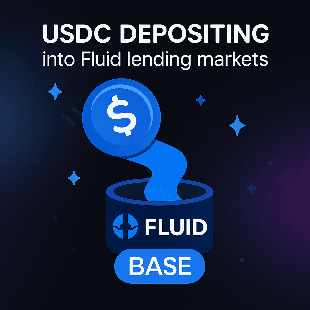art-Deposited USDC into Fluid lending markets on Base