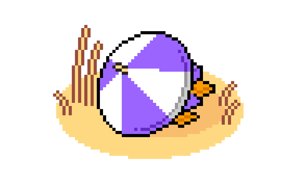 art-Beach Umbrella Pooltogether