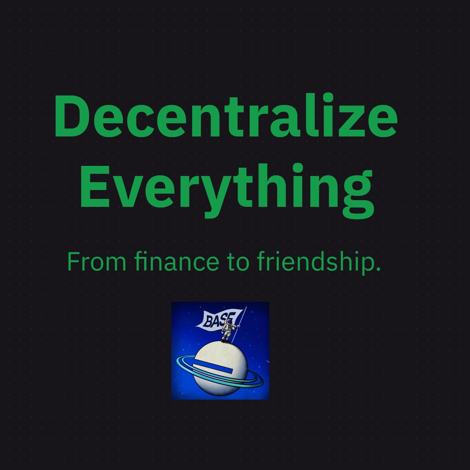 DECENTRALIZE