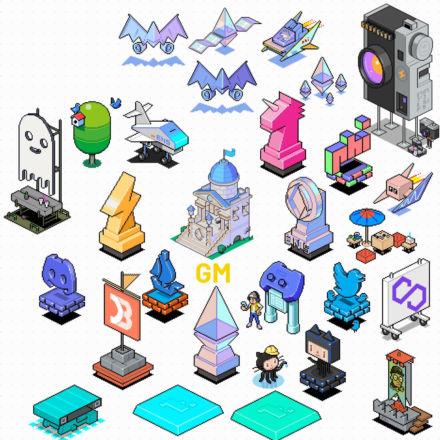 L'église au centre du village