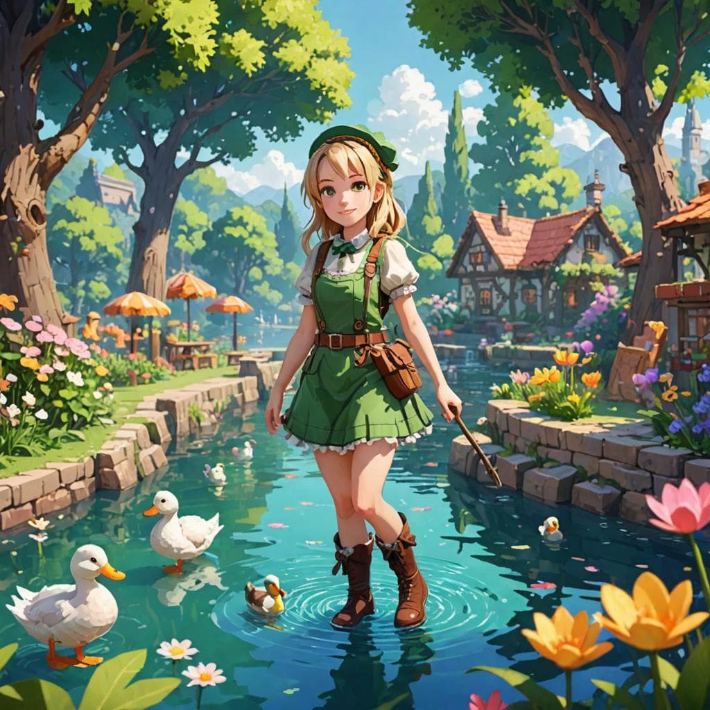 art-Based Green Marie