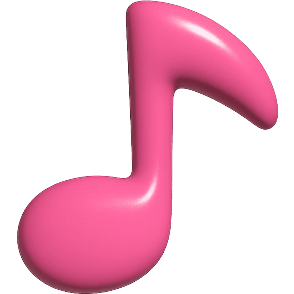 art-Glowing Pink Note of Delight