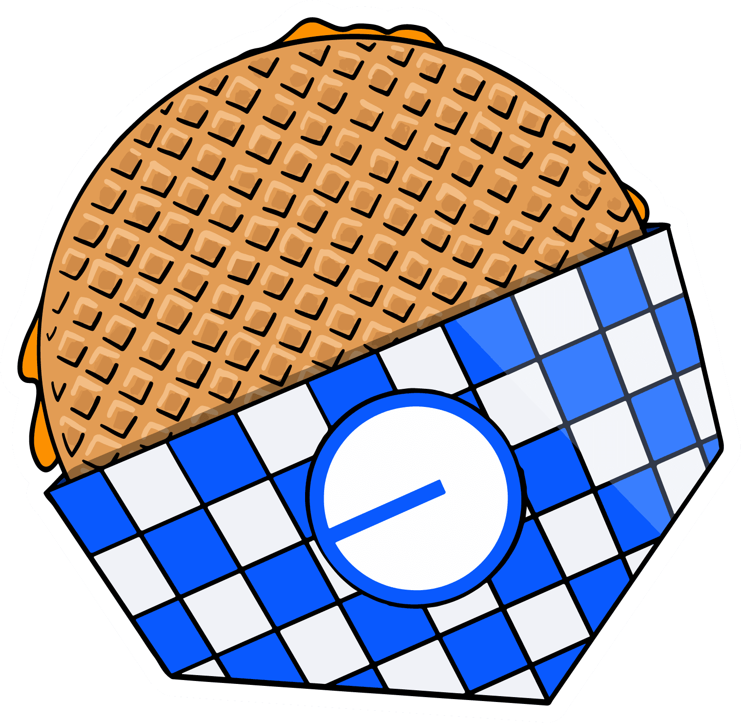 art-Base Holland 2025 - Stroopwaffle Sticker