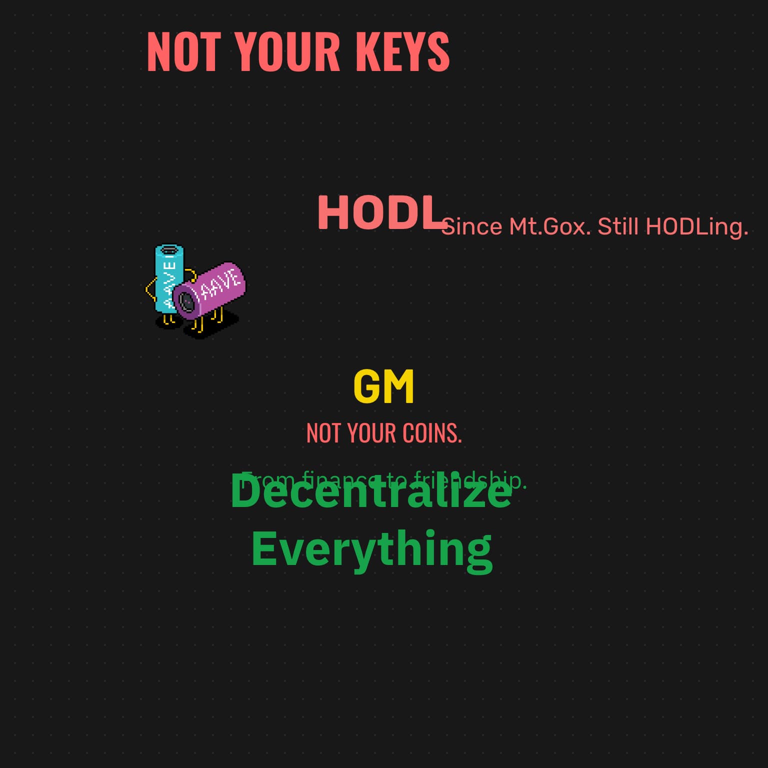 Just for the airdrop